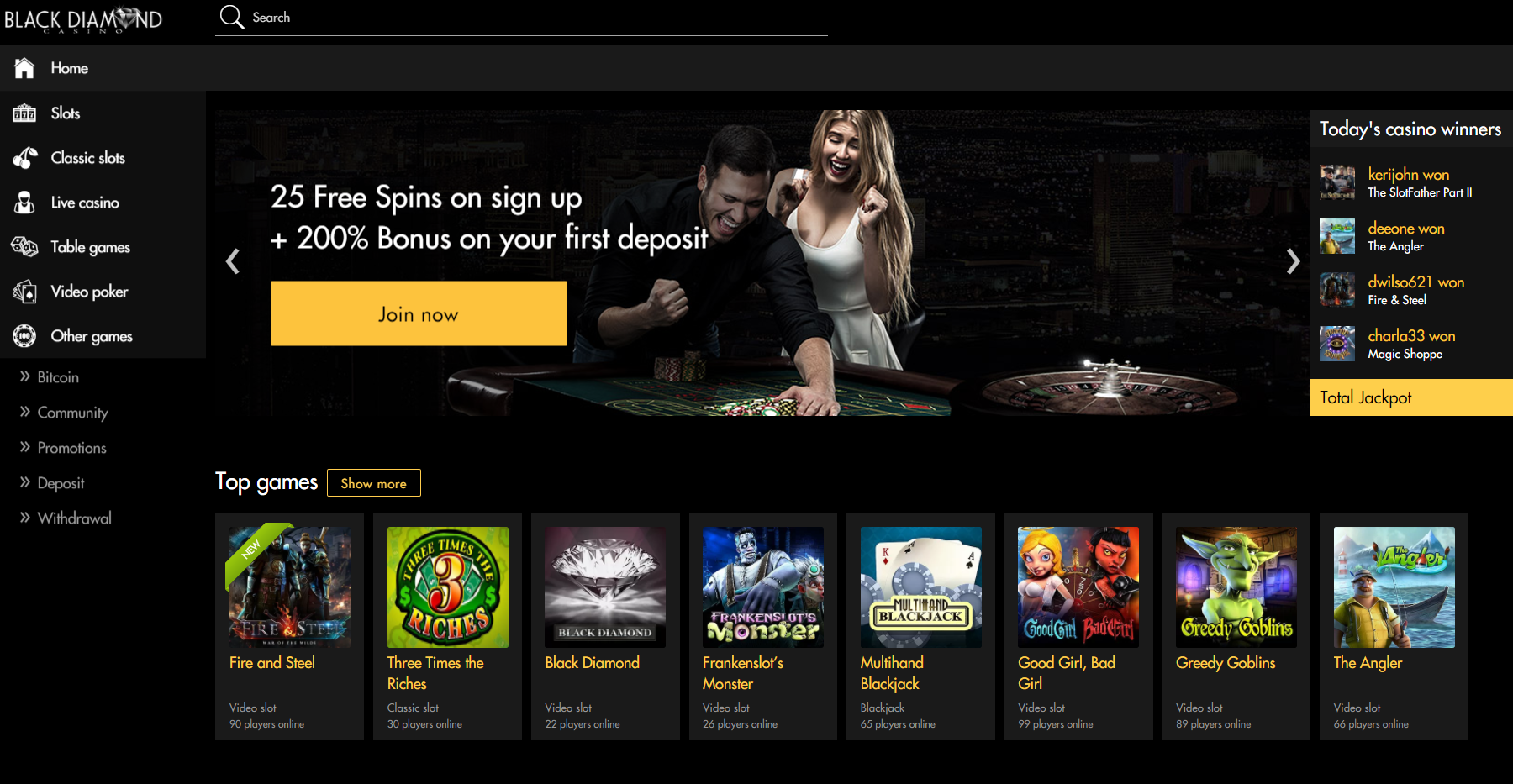 Black Diamond Casino Review Our Unbiased Review Of Black Diamond