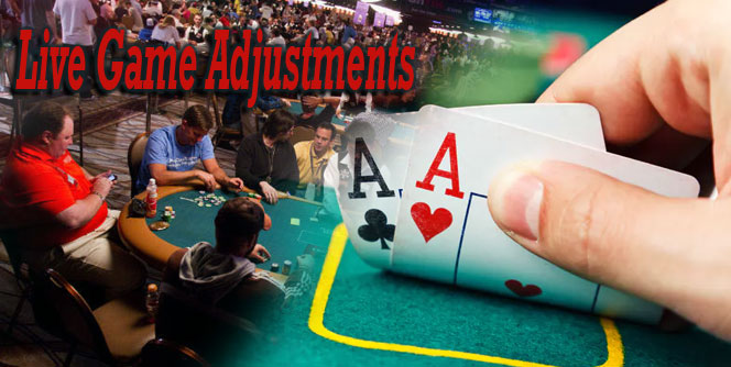 Live Game Adjustments Poker Cards